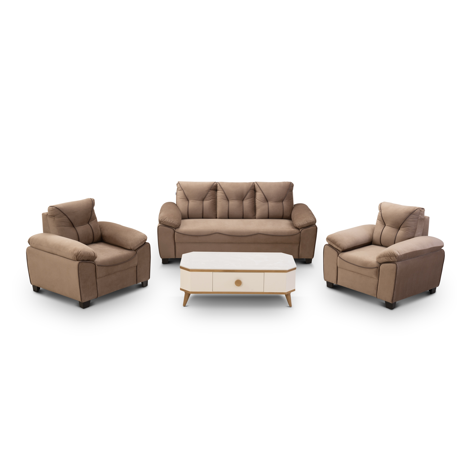 Waves (3+1+1) Sofa Set