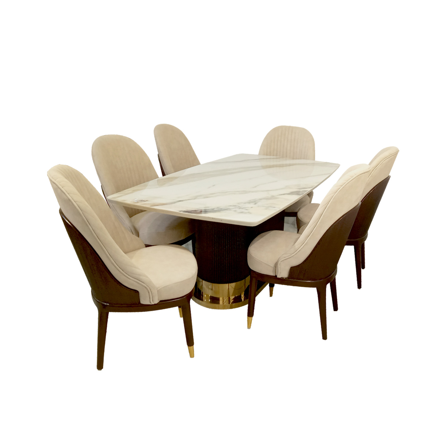 Dinning Table Grooved M