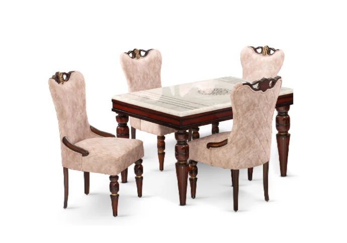 Compact Elegance: Dining Table Set for 4 and Four Seater Dining Room Table