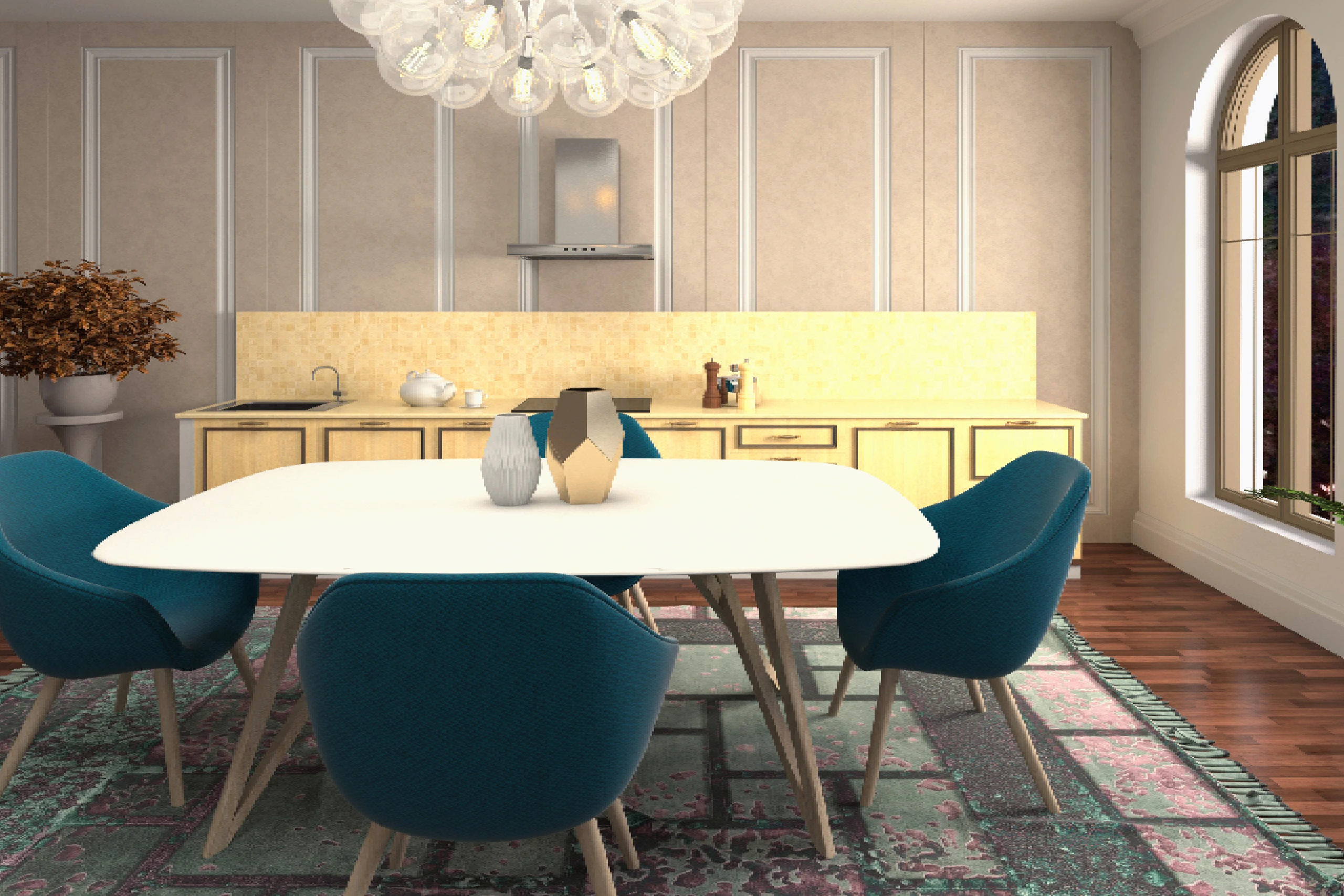 The Epitome of Luxury Dining – Choosing a Marble Top Dining Table Set from Dining Room Tables Modern Design