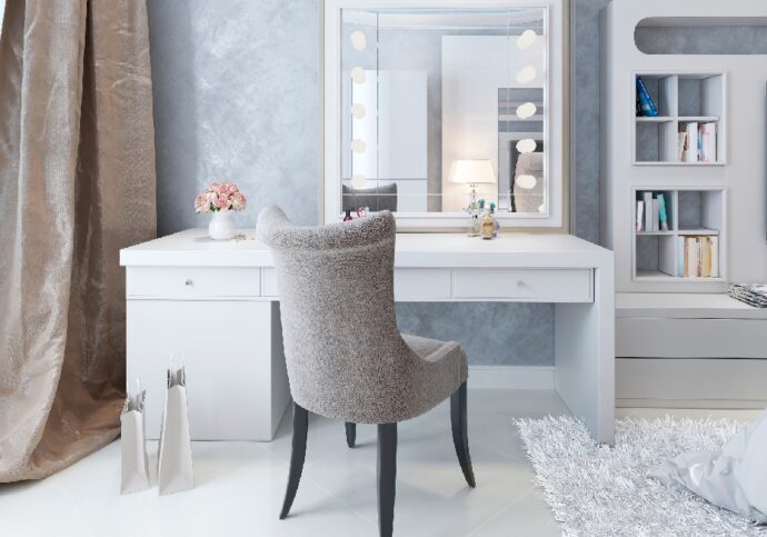 The Integrated Vanity – Choosing a Dressing Table with Stool for Your Home Furniture Suite