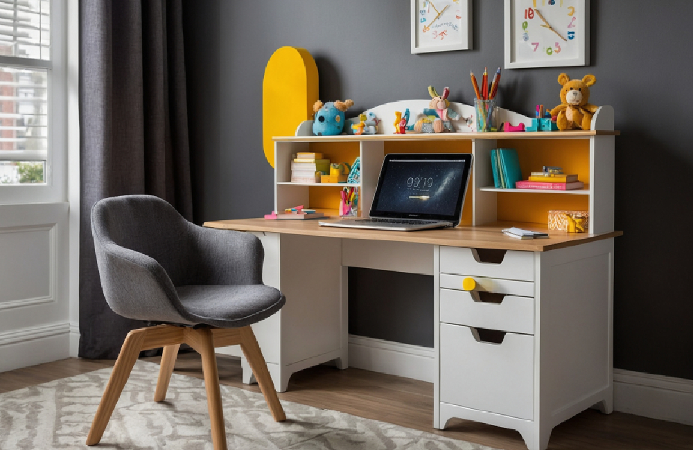 Creating an inspiring learning environment with a study table for kids and customized furniture for home